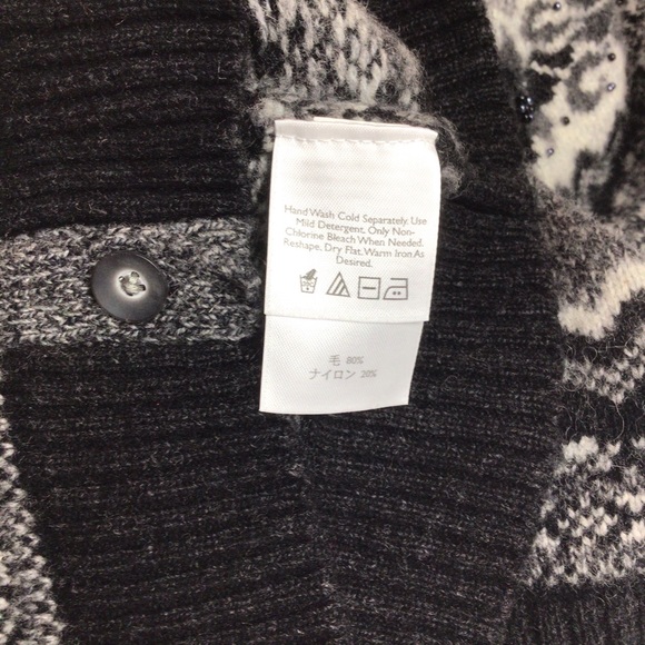 Eddie Bauer Wool Blend Cardigan Sweater Button Down - Picture 12 of 14